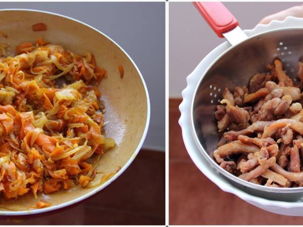 Pollo crujiente con salsa de soja y sésamo - Preparación paso 1