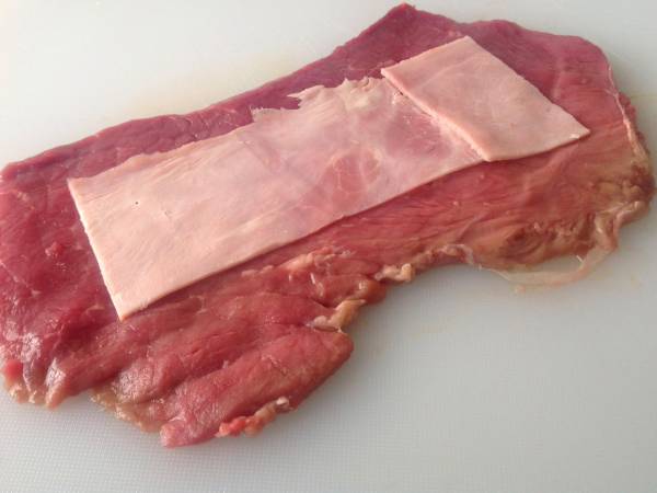 Cachopo de ternera - Preparación paso 2