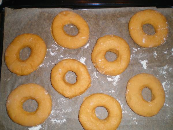 Pseudo donuts de boniato al horno - Preparación paso 5