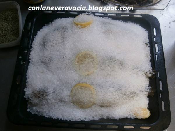 Caballas a la sal - Preparación paso 3