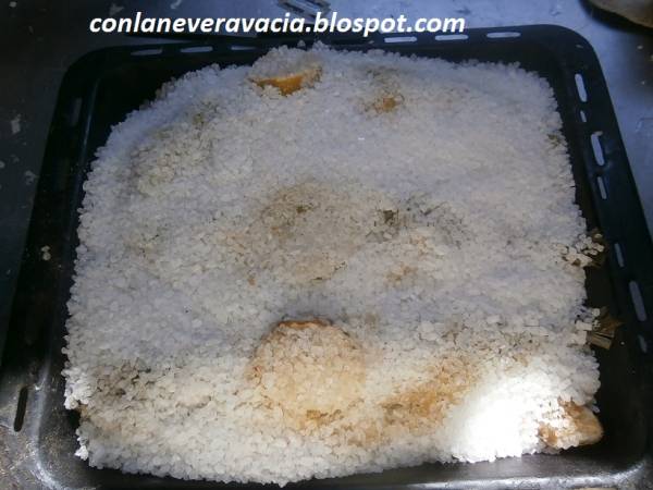 Caballas a la sal - Preparación paso 4