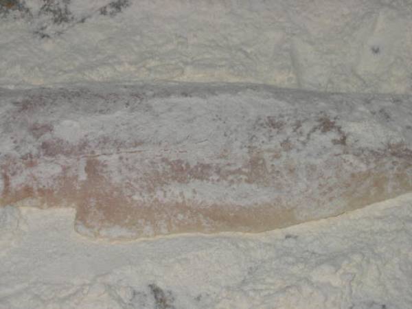 Filete de merluza a la romana - Preparación paso 1