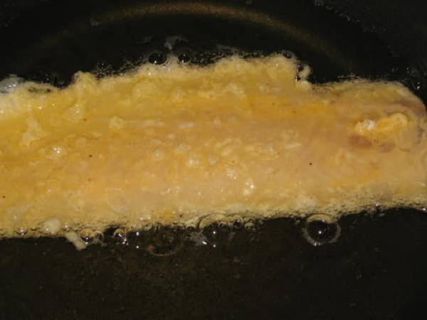 Filete de merluza a la romana - Preparación paso 3