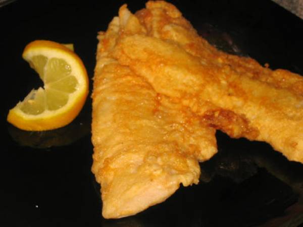 Filete de merluza a la romana - Preparación paso 4