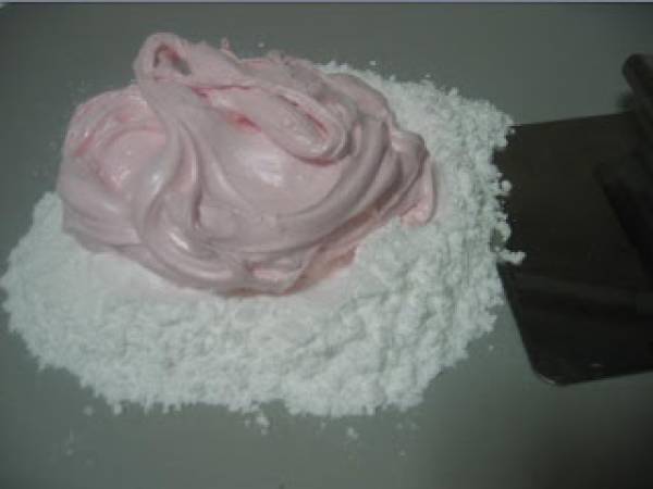 Fondant de nubes - Preparación paso 3