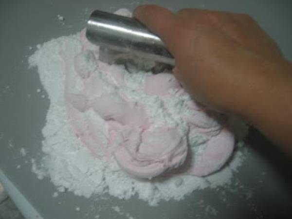 Fondant de nubes - Preparación paso 4