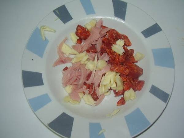 Paquetitos de hojaldre rellenos al horno - Preparación paso 2