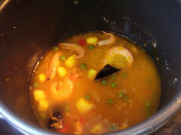 PAELLA PROGRAMADA EN FUSSIONCOOK - Preparación paso 3