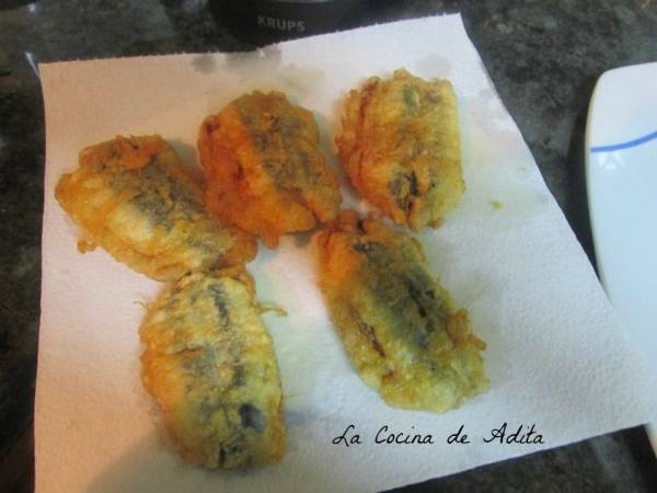 Boquerones rellenos - Preparación paso 4