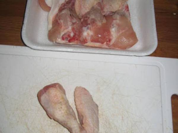 Chupa chups de pollo - Preparación paso 1