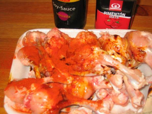 Chupa chups de pollo - Preparación paso 5