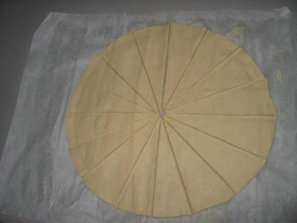 Croissants mini facilísimos y baratos - Preparación paso 1