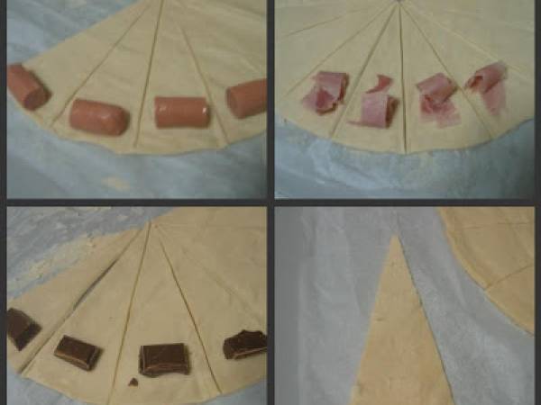 Croissants mini facilísimos y baratos - Preparación paso 2