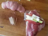 Paso 4 - Rollito de pavo con jamon y verduras al horno