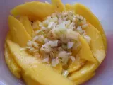 Paso 4 - Ensalada de mango, langostinos y humus de remolacha