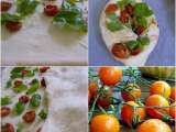 Paso 1 - Pan con albahaca y tomatitos cherry