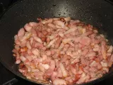 Paso 1 - Espinacas con bacon en salsa de miel y jerez