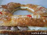 Paso 6 - Roscon de Reyes relleno de nata y trufa
