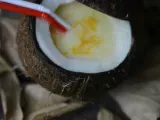 Paso 2 - Piña colada en su coco natural