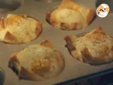 Paso 5 - Croque muffin de jamón y queso