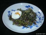 Paso 5 - Alcachofas con guisantes y huevo