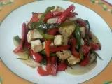 Paso 2 - Tofu marinado con verduras a la plancha