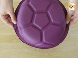 Paso 4 - Bizcocho balón de fútbol