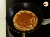 Paso 5 - Pancakes con jamón y queso, tortitas rellenas