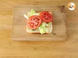 Paso 1 - Club sandwich con huevo