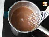 Paso 1 - Chocolate liegeois, Dalkys con nata montada