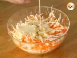 Paso 4 - Coleslaw estilo americano (ensalada de repollo y zanahoria)