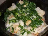 Paso 4 - Patatas con espinacas y bacalao (guiso invernal)