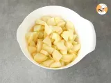 Paso 1 - Bizcocho de manzana, nueces y canela