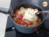 Paso 3 - Noodles de arroz con verduras, gambas y leche de coco