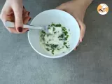 Paso 2 - Ensalada de pepino y salsa de yogur