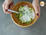 Paso 3 - Ensalada de pepino y salsa de yogur