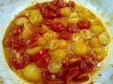 Paso 3 - Bacalao en salsa de tomates cherry y albahaca