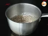 Paso 3 - Manjar de coco con coulis de ciruelas