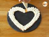 Paso 8 - Tarta de corazón con Kinder (Heart cake)