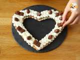 Paso 10 - Tarta de corazón con Kinder (Heart cake)