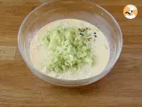 Paso 2 - Flan salado de calabacín y pesto - sin gluten
