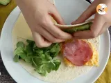 Paso 4 - Tortilla wrap estilo brunch