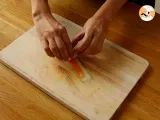 Paso 1 - Quiche floral de calabacín y zanahoria