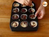 Paso 5 - Muffins marmolados, chocolate y vainilla