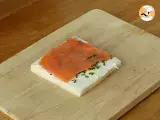 Paso 2 - Rollitos de salmón ahumado (con pan de molde)