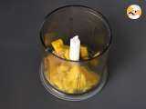 Paso 6 - Vasitos salados de brocheta de gambas y mango