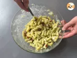Paso 4 - Ensalada de pasta con pesto de calabacín, mozzarella y tomates secos