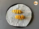 Paso 4 - Patatas en espiral al horno. Cómo hacerlas sin utensilios especiales
