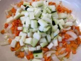 Paso 4 - Pimientos verdes rellenos de quinoa con verduritas