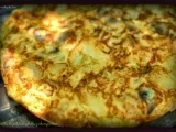 Paso 3 - Tortilla de patatas, cebolla y champiñones